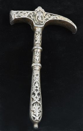 MARTELLETTO MASSONICO in metallo finemente cesellato cm 18x9 Inghilterra,...