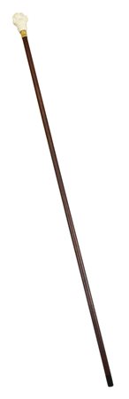 BASTONE con presa a forma di Bulldog in bachelite cm 95 Inghilterra, XX sec.