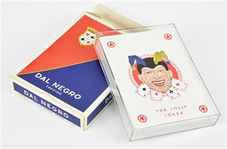 CARTE DA GIOCO DAL NEGRO modello da prestigiatore cm 19x13,5