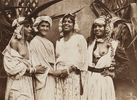 Rudolf Lehnert, Ernst Landrock (1878-1948, 1880-1957)  - Gruppo di donne orientali, years 1910