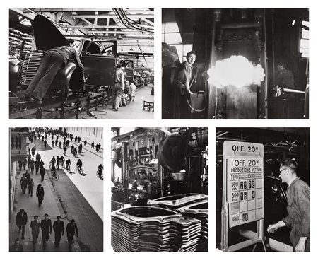 Federico Patellani (1911-1977)  - Senza titolo (Fabbrica), 1948