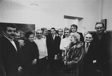 Gianni Berengo Gardin (1930)  - Sindaco di Luzzara e pittori naif, years 1960