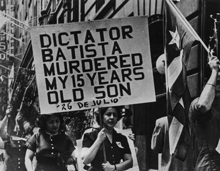 Osvaldo Salas (1914-1992)  - New York Times, Manifestation, 1957