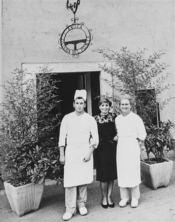 Giuseppe Colombo (XX sec.)  - Antica Osteria del Ponte (Menu Famosi - Leone), 1986