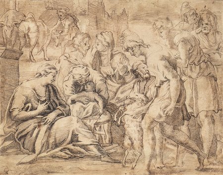 Adorazione dei pastori (da Parmigianino)