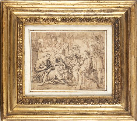 Adorazione dei pastori (da Parmigianino) BERTOLAMI FINE ARTS