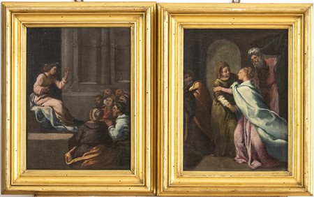 A. Visitazione
B. Cristo tra i Dottori
Coppia di dipinti