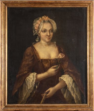 Gentildonna con rosa