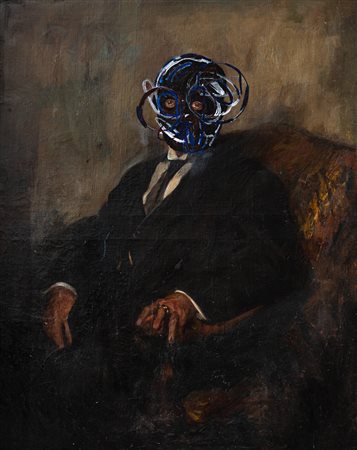 DALILA CROTTI (1983) - Uomo con bacon, 2020