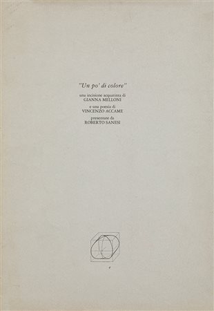 GIANNA MELLONI E VINCENZO ACCAME - Un po' di colore