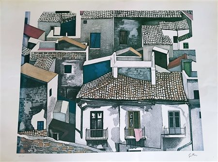 Renato Guttuso “Tetti”