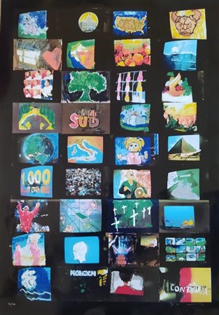 Mario Schifano “Schermi Tv”