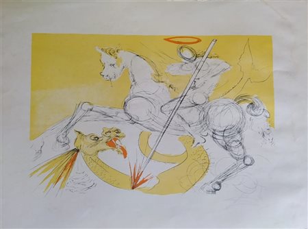 Salvador Dalì “San Giorgio e il drago”