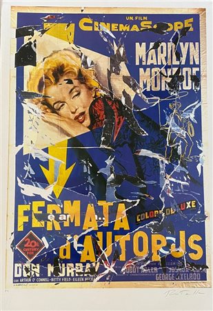 Mimmo Rotella “Fermata d’autobus – Bus stop”