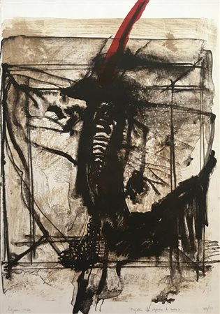 Giuseppe Zigaina “Farfalla che depone le uova” 1969