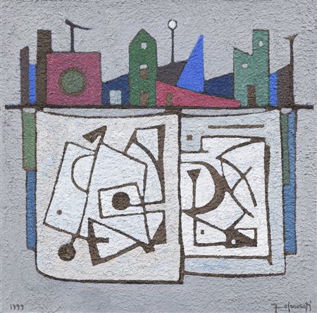 FRANCESCO CASORATI PAVAROLO (1934-2013) - Stendardi, 1999