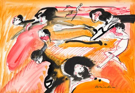 REMO BRINDISI (1918-1996) - Senza Titolo, 1984