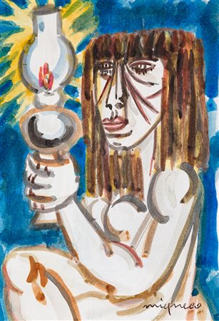 GIUSEPPE MIGNECO (1908-1997) - Senza Titolo