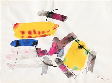 ENNIO FINZI (1931) - Senza Titolo, 1957