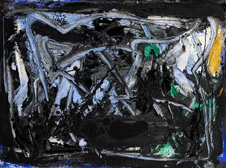 JAMES FIERAMOSCA (1949) - Nero petrolio, 2011