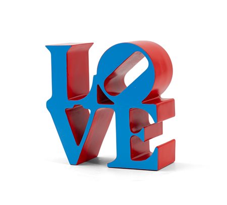 ROBERT INDIANA ( AFTER) - Love Blue