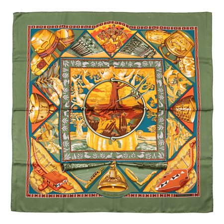 Hermès - Foulard Au son du tam-tam