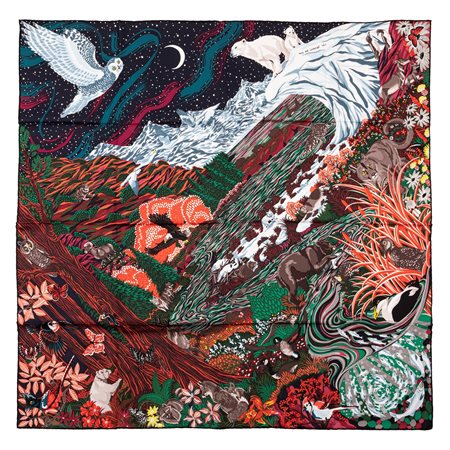 Hermès - Foulard Into the Canadian wild