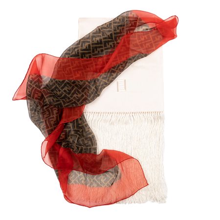 Fendi - Lotto composto da un foulard e da una stola