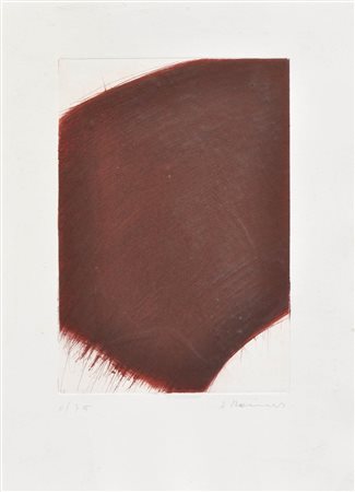 Arnulf Rainer (* Baden 1929) Senza titolo;Acquaforte a colori, 42 x 29,6 cm...