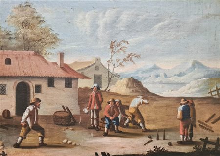 Niederländischer Maler um 1700/Pittore olandese del 1700 ca. Pittore olandese...