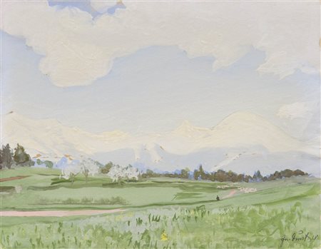 Josef Durst (Wien/Vienna 1878 – Brixen/Bressanone 1950) Giornata di primavera...