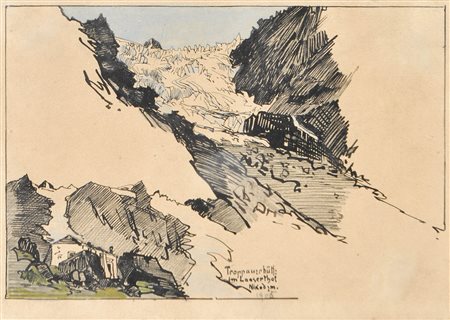 Artur Nikodem (Trient/Trento 1870 – Innsbruck 1940) Rifugio Val di Lasa...