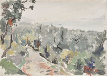 Wilhelm Nicolaus Prachensky (Innsbruck 1898 – Innsbruck 1956) Malcesine,...