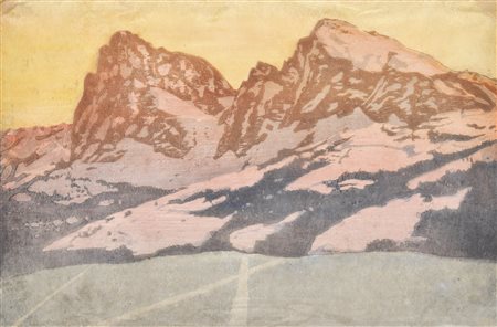 Max Sparer (Söll, Tramin/Termeno 1886 – Bozen/Bolzano 1968) Sassopiatto e...