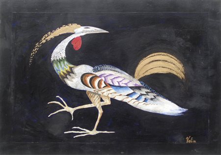 Willy Valier (Bozen/Bolzano 1920 – Senigallia 1968) Uccello di fantasia, 1955...