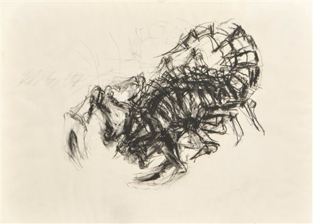 Norbert Drexel (* Hohenems 1933) Scorpione, 1967;Carboncino, 47 x 65,5 cm, in...