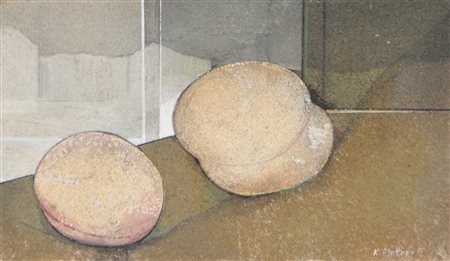 Karl Plattner (Mals/Malles 1919 – Mailand/Milano 1986 Natura morta con due...