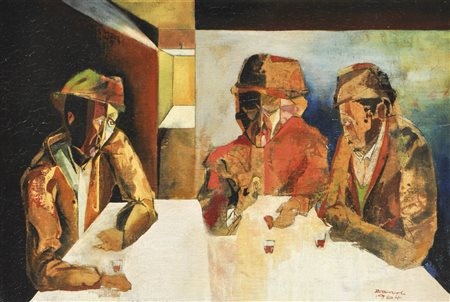 Hubert Zanol (Brixen/Bressanone 1936 – Neustift/Novacella 2004) Tre uomini al...