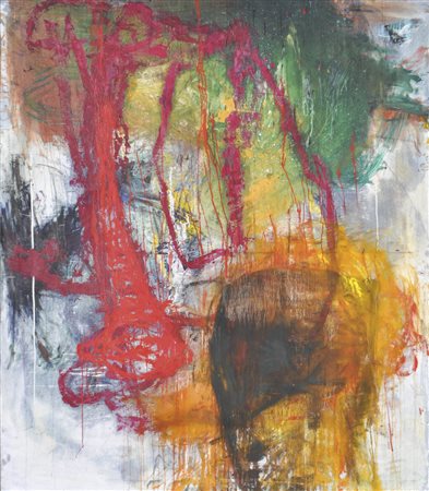 Florin Kompatscher (* Bozen/Bolzano 1960) Senza titolo;Olio su tela, 190 x...