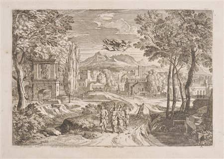 Francisque Millet (Anvers 1642 – Paris/Parigi 1679) Paesaggio italiano, 1642...