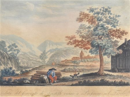 Pietro Marchioretto/Gaetano Zancon 4 vedute tirolesi (presso Bressanone,...