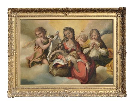 Unbekannter Maler, wohl Italien 17. /Pittore sconosciuto, XVII sec. Maria con...