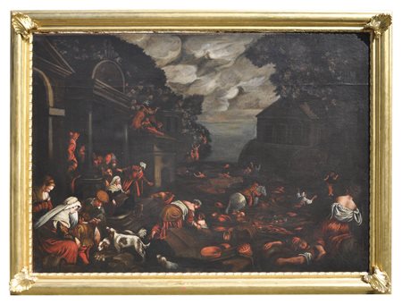 Italienischer Maler des 17. Jh./Pittore italiano del XVII sec. Diluvio...