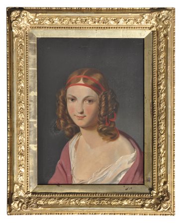 Österreichischer Maler des 19. Jh./Pittore austriaco del XIX sec. Ritratto di...