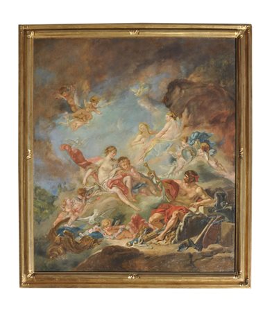 Francois Boucher (1703 – 1770) Nachfolger/ copia da Vulcano che presenta armi...