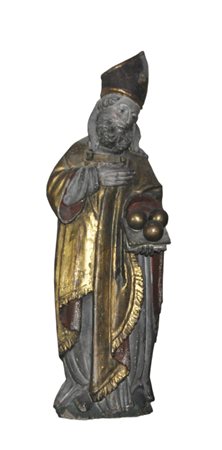 - San Nicola, XVIII sec.;Legno dipinto, altezza 77 cm