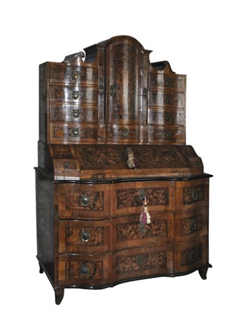 Grande armadio tabernacolo, seconda metà del XVIII sec.;Legno intarsiato, 205...