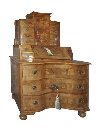 - Armadio tabernacolo barocco, fine XVIII sec.;Legno impiallacciato e...