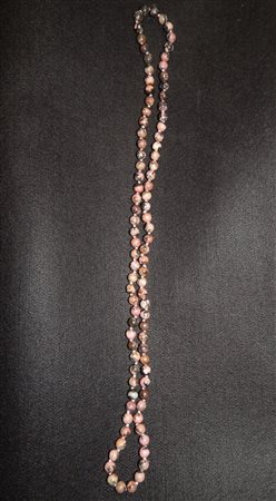 COLLANA VINTAGE IN RODONITE collana Vintage in Rodonite (Minerale) in Buone...