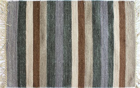 TAPPETO tappeto Kilim cm 60x90 realizzato 80% lana, 20% cotone